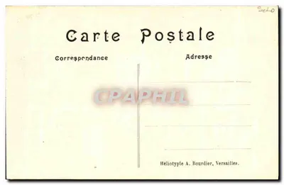Parc de Versailles — Bassin de Neptune — Héliotype A. Bourdier — Verso