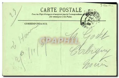 Le Havre — A Fachada da Bolsa — LL. n° 283 — Verso