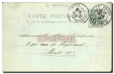 Le Havre — Le Cap de la Hève et Sainte-Adresse — LL. Harnon — Rewers