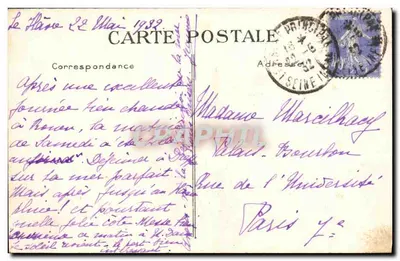Le Havre. Igreja de Nossa Senhora e rua de Paris — editor Le Havre, n° 274 — Verso