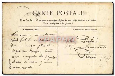Le Havre - Pejzaż — wydawca L.V. & Cie — Rewers
