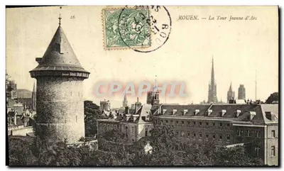Rouen — A Torre Joan d'Arc — editor desconhecido, n° 16