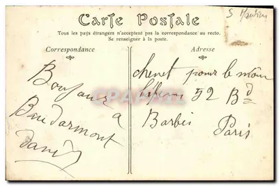Rouen — A Torre Joan d'Arc — editor desconhecido, n° 16 — Verso