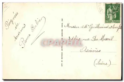 Varengeville — Cour intérieure du Manoir d'Ango — LL. n°29 — Verso