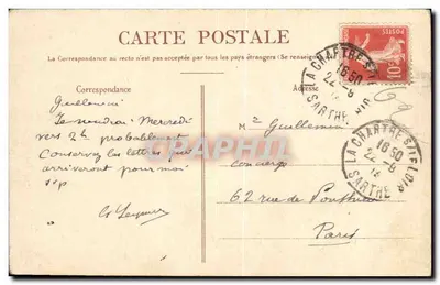 Forges-les-Eaux (Seine-Inférieure) — Igreja — Edição Kappelier, número de série não visível — Verso