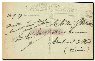Mesnil-Val — Kasyno na Falaisach — LL. — Rewers