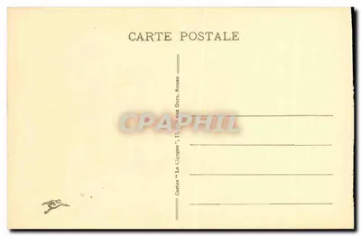 Rouen - Praça do Hotel de Ville — vista do Hotel de Ville e da catedral — editor Cartes 'La Cigogne', Rouen — Verso