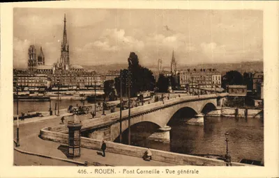 Rouen - Pont Corneille - Vue générale — éditeur NADON, n° 416