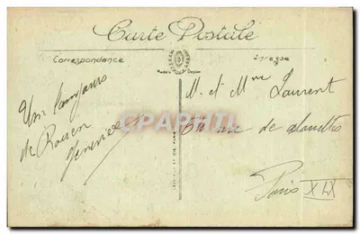 Rouen — Fachada do Palácio de Justiça — Léa — Verso