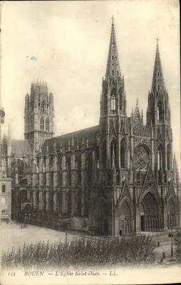 Rouen — A Igreja de São Ouen — LL. — n°155