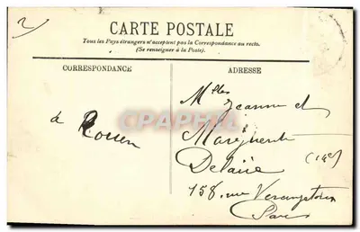 Rouen — Le Monument de Jeanne d'Arc et la Seine — LL. — 114 — Verso