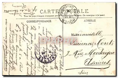 Rouen — Estátua de Napoleão 1º — P. Le Testu, n°42 — Verso