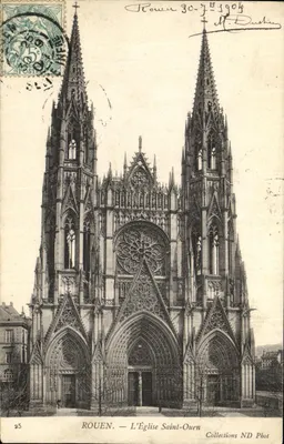 Rouen — A Igreja de São Ouen — Coleções ND Fot n°25