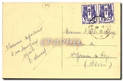 Zamek Allinges — Ostatni Kapelusz św. Franciszka z Asyżu — Rewers