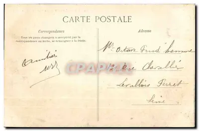 Le Tréport — El Casino — C. L. C. — Reverso