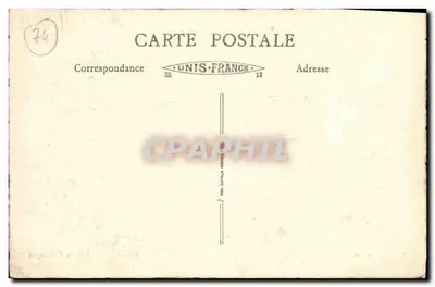 Combloux — Ogólny widok — Wydawca P. Saumier — Rewers