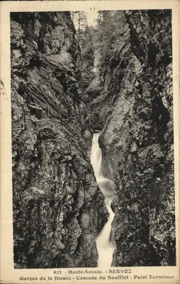 Gorges da Diosaz - Cachoeira do Soufflet - Ponto Terminal - SERVOZ