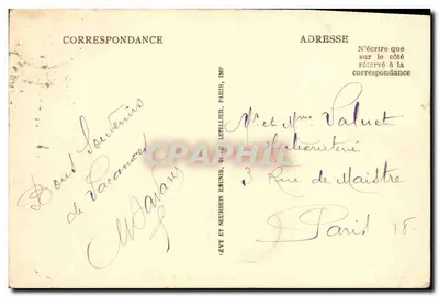 Arredores de Aix-les-Bains — Lago do Bourget e o Castelo de Chatillon — ND — Verso