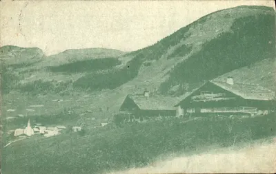 Châtel (Haute-Savoie) — Chałupy w górach — Karta pocztowa