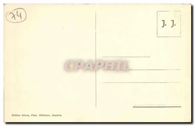 Sallanches, Góry Frasse — J. J. 9715 — Rewers