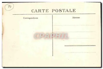 A Valeira de Servoz e o Monte Branco — cliché do Sr. Bourrey — Verso