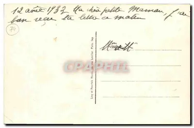 EVIAN-les-BAINS. O Porto e barcos de lazer — LL. n° 74 — Verso