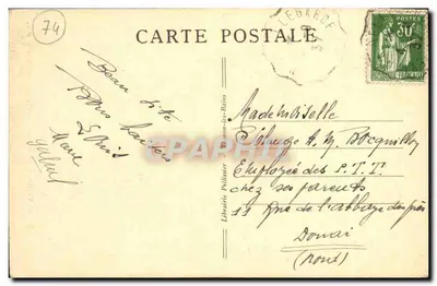 Thonon-les-Bains — La basílica de San Francisco de Sales — P.L. n°37 — Reverso