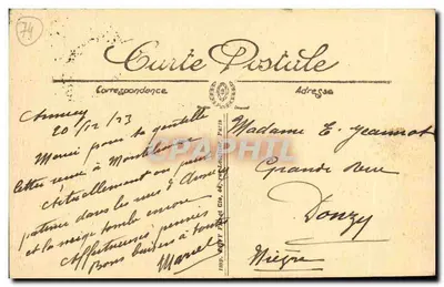 Jezioro Annecy — Przystań Sévrier i Szczawina Lanfon — LL. — n°138 — Rewers
