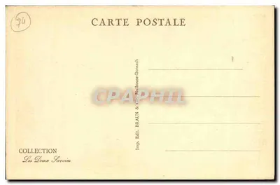 Annecey — As arcadas da rue Notre-Dame — Edição Braun & Cie — Verso