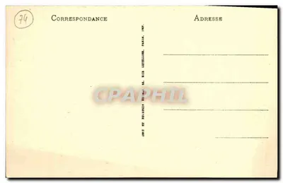 Lago de Annecy — Vista del Duingt, Galloire y Dents de Lanson — LL 481 — Reverso