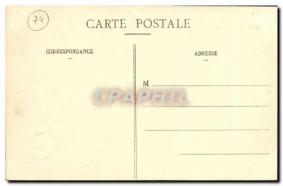 Annecy - A Rampa do Castelo — Sítios pitorescos da Saboia, série 85, editor Ad Pariot, Annecy — Verso