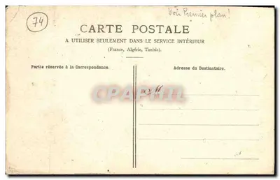 Annecy — Kościół Najświętszej Maryi Panny — Pittier, fot.-wyd., Annecy, n°74 — Rewers