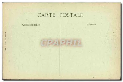 Palais de FONTAINEBLEAU — Bassin des Cascades — Siron, édit. Fontainebleau, n° 574 — Verso