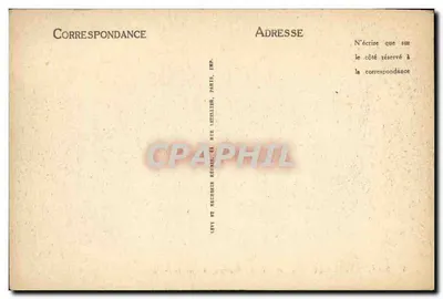 Fontainebleau — Het Paleis en het Karpenvijver — L.L. — Achterkant