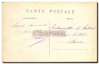 L'Antre de l'Hermite aux Gorges de Franchard — Forêt de Fontainebleau (S.-et-M.) — n°12 — Verso