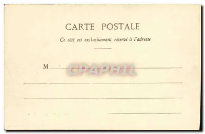 Floresta de Fontainebleau — Rocha da Fontaine Sanguinée — C. F. P., Paris, 129, rue Turenne — Verso