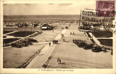 Riva-Bella - Entrada da Praia — vista aérea — Edição Magasins Béniès