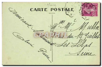 Vaucouleurs — Rue Jeanne-d'Arc — Edição Muller, Vaucouleurs, n°21 — Verso