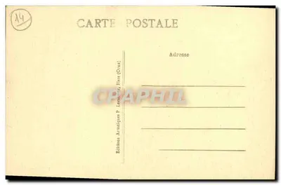 Castelo de PONTÉCOULANT (Calvados) — Vista geral — A Normandia — Editor: Edições Artísticas P. Levassor, Fiers (Orne) — Verso