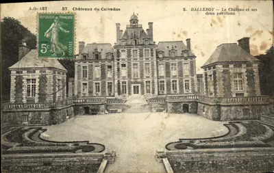 Balleroy — O Castelo e seus dois pavilhões — Castelos do Calvados, série A.D.-137