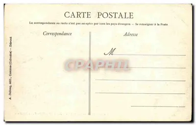 Castillos del Calvados — Fontaine-Henry : El Vestíbulo — Dubosq, editor, n° 95 — Reverso