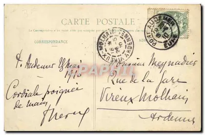 Corneville-sur-Risle - A Hostellerie das Cloches — Coleção Hauchard, Pont-Audemer — Verso
