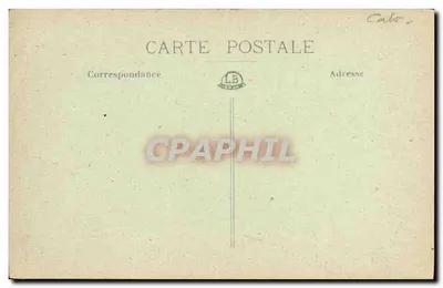 Świątynia Kościoła Sacré-Cœur w SAINT-GERMAIN-DU-CRIOULT — wydawca L.B. (Dijon) — Rewers