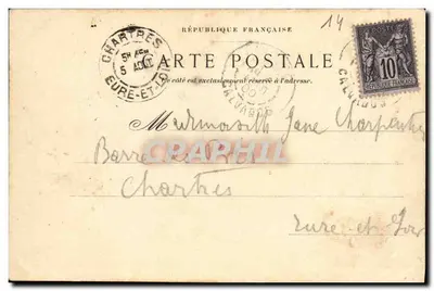 Beuzeval - Rue des Bains — J. Brellet, wydawca, n°59 — Rewers