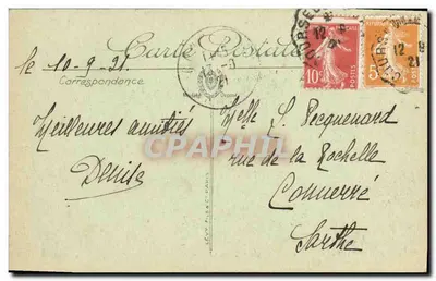 Bernières — Widok z Zamku — LL. — Rewers