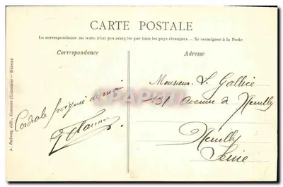 Castelo de BALLERROY — Visão geral — A. Dubosq, Calvados — Verso