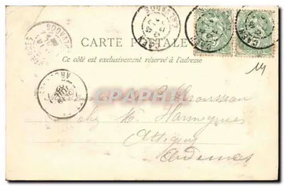 Bayon, Ansicht des befestigten Schlosses — Verleger L. Bréchet, Nr. 242 — Rückseite