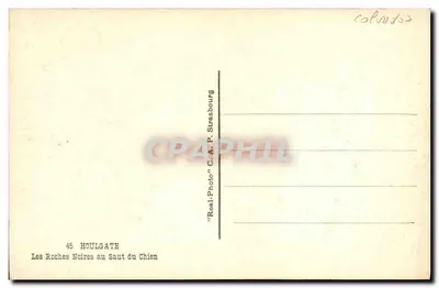 Les Roches Noires przy Saut du Chien — Houlgate — C. A. P. Strasbourg — Rewers