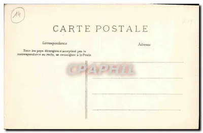 Langrune-sur-Mer (Calvados) — Klify — J. Bréchun, Wyd., Caen (Zarejestrowane) — Rewers