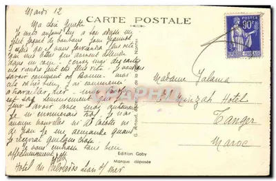 LION-sur-MER (Calvados) — Klify — Wydawnictwo Gaby, nr 75 — Rewers